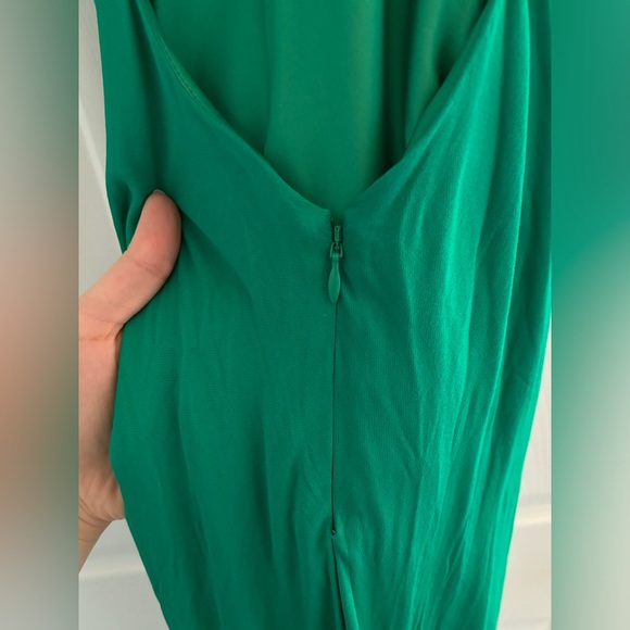 Claire Satin Drape Back Maxi Dress with Split - Meshki - Picture 5 of 7